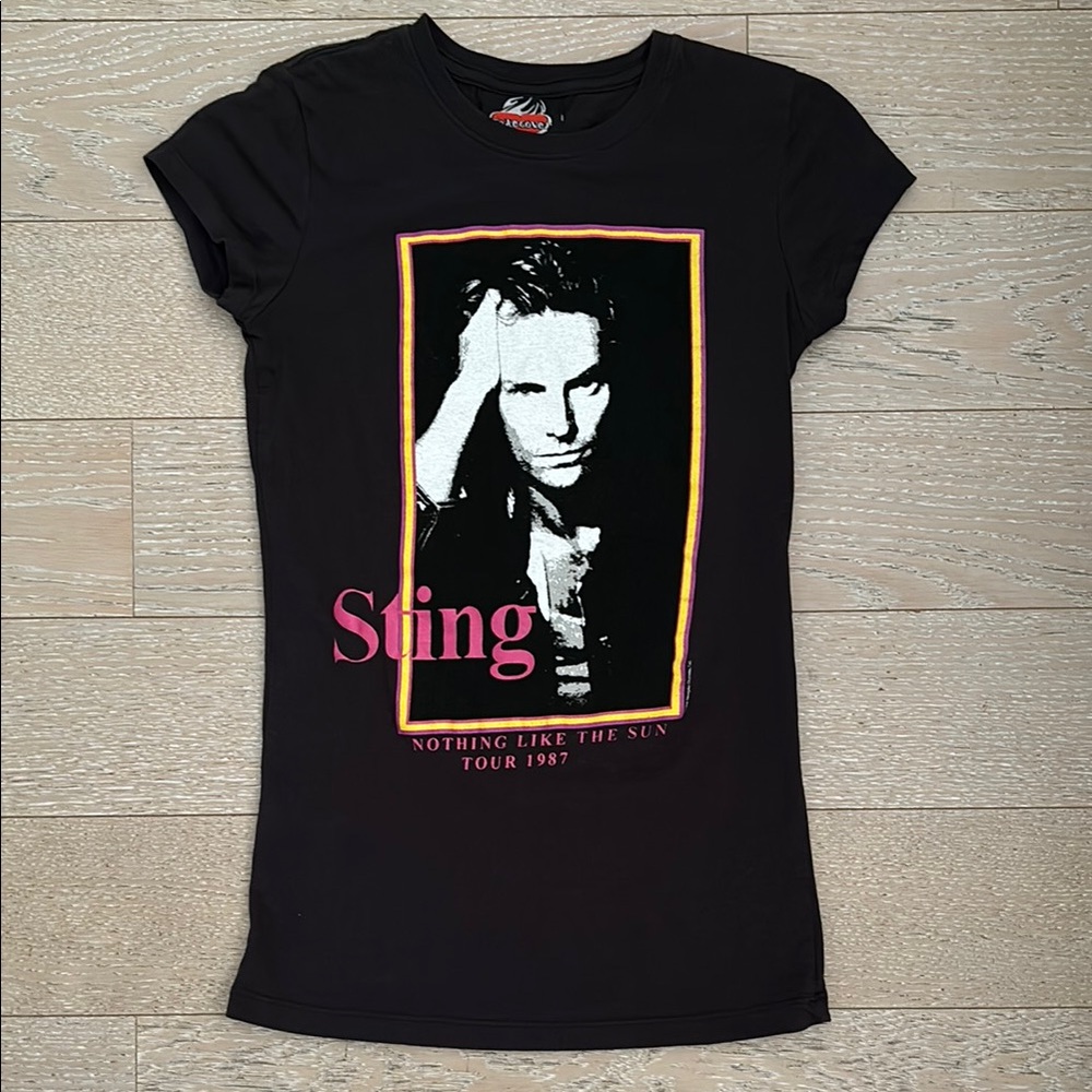 Sting 1987 Nothing Like the Sun graphic tee